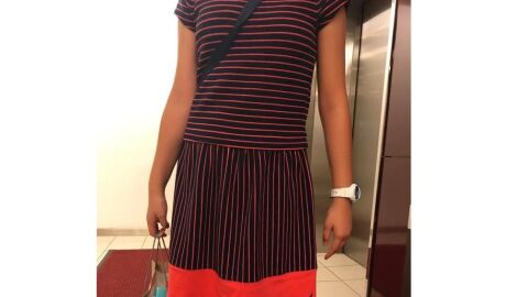 El vestido que llevaba la ni&ntilde;a