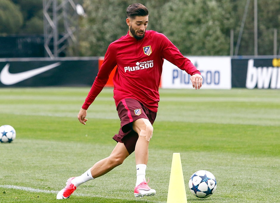 Carrasco se entrena con el grupo y apunta al derbi de Champions; Vrsaljko sigue al margen Carrasco se entrena con el grupo y apunta al derbi de Champions; Vrsaljko sigue al margen