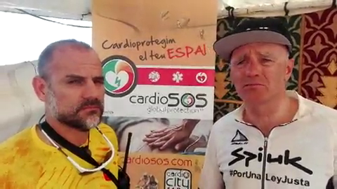 Chema del Olmo: "He tardado casi ocho horas en hacer 105 km" Chema del Olmo: "He tardado casi ocho horas en hacer 105 km"