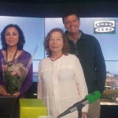 Isabel Gemio, Alfonso Rojo, Jerome Michelangeli y Francoise Sabbah en '¡Cómo está el patio!'