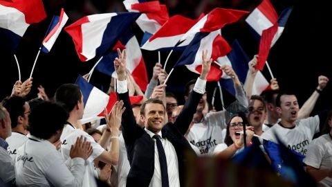 Emmanuel Macron, candidato de En Marche a las elecciones presidenciales