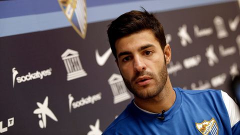 Miguel Torres en el M&aacute;laga.