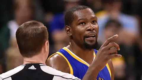 Kevin Durant, en el tercer partido de la serie ante Utah Jazz Kevin Durant, en el tercer partido de la serie ante Utah Jazz