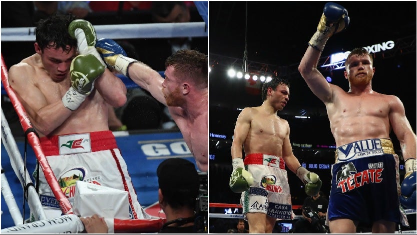 Sául 'Canelo' Álvarez juega con Julio César Chávez junior y se cita con Golovkin Sául 'Canelo' Álvarez juega con Julio César Chávez junior y se cita con Golovkin