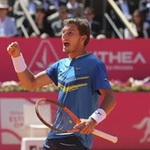 Pablo Carreño celebra un punto en Estoril Pablo Carreño celebra un punto en Estoril