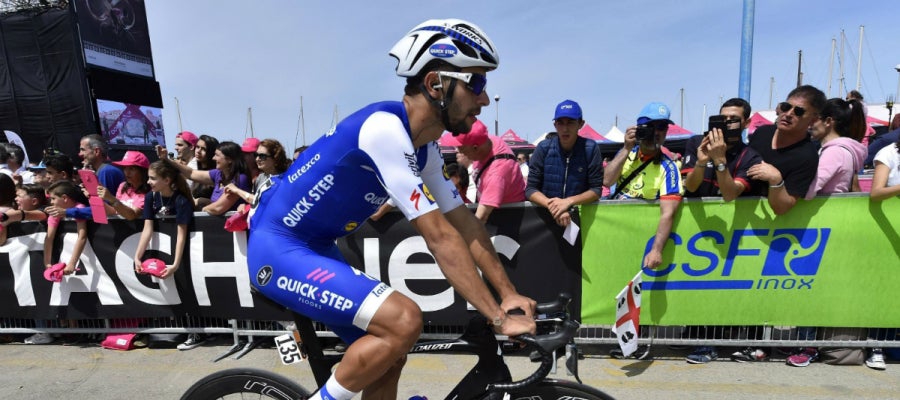 Gaviria, en el Giro Gaviria, en el Giro