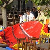 Fallece una niña en un castillo hinchable de Girona.