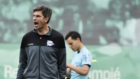 El entrenador del Alavés, Mauricio Pellegrino. El entrenador del Alavés, Mauricio Pellegrino.
