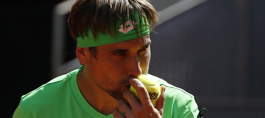 David Ferrer, en su debut en el Mutua Madrid Open David Ferrer, en su debut en el Mutua Madrid Open