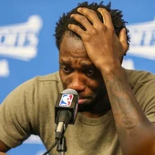 Patrick Beverley, apenado ante los medios de comunicación Patrick Beverley, apenado ante los medios de comunicación