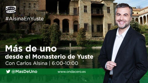Carlos Alsina en el Monasterio de Yuste