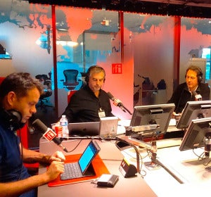 Rubén Amón, Carlos Alsina, Franck Duprat, Álvaro del Río y Ángel Gonzalo desde París Rubén Amón, Carlos Alsina, Franck Duprat, Álvaro del Río y Ángel Gonzalo desde París