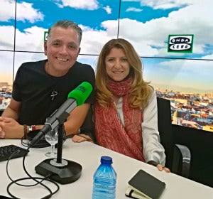 Raquel Gisbert durante una entrevista con Juan Ramón Lucas en Más de uno Raquel Gisbert durante una entrevista con Juan Ramón Lucas en Más de uno