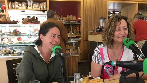Anxo Riveiro e Carmen Fouces - concelleiras do BNG Pontevedra Pontevedra na Onda