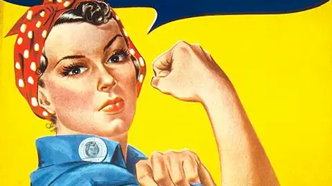 Obra derivada del famoso poster “We can do it” realizada por Tom Morris. Obra derivada del famoso poster “We can do it” realizada por Tom Morris.