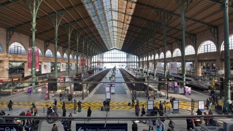 Vista general de la Estaci&oacute;n del Norte, en Par&iacute;s, Francia