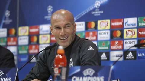 Zinedine Zidane, en rueda de prensa