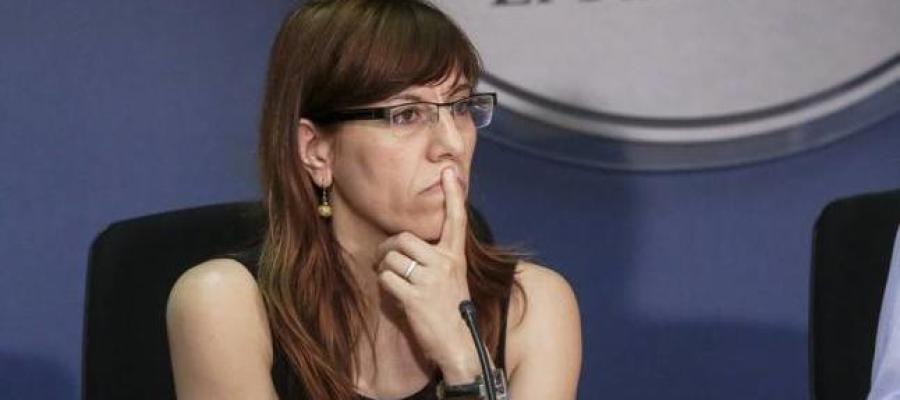 La portavoz parlamentaria de Podemos en Baleares, Laura Camargo, durante una comparecencia. La portavoz parlamentaria de Podemos en Baleares, Laura Camargo, durante una comparecencia.
