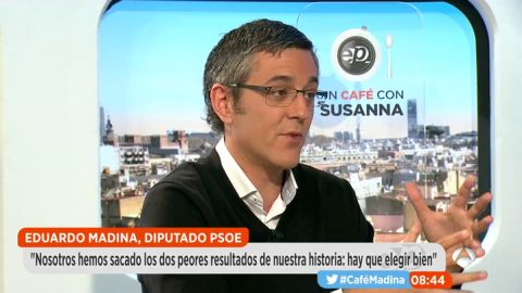 Eduardo Madina en 'Un caf&eacute; con Susanna'