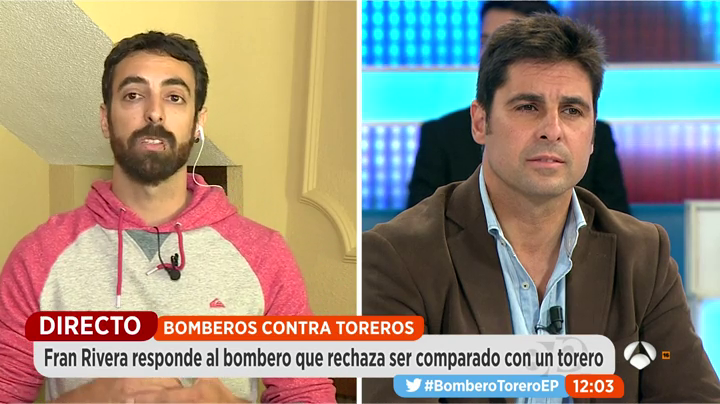 Mesa de Redacción: El ayuntamiento de Leganés le abre un expediente a los bomberos que están en contra de los toros Mesa de Redacción: El ayuntamiento de Leganés le abre un expediente a los bomberos que están en contra de los toros