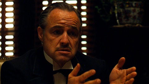 Marlon Brando en 'El padrino'