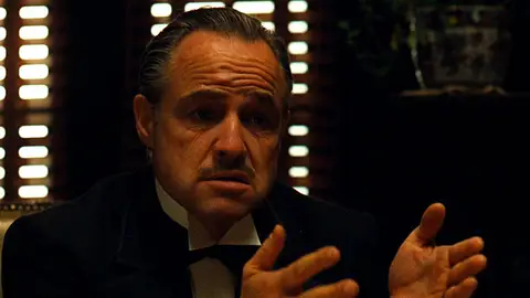 Marlon Brando en 'El padrino' Marlon Brando en 'El padrino'