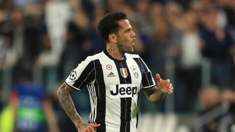 Dani Alves, con la Juventus