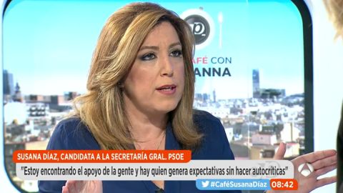 Susana D&iacute;az, en Espejo P&uacute;blico
