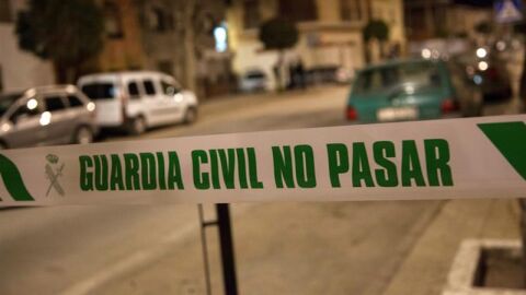 Cord&oacute;n policial de la Guardia Civil