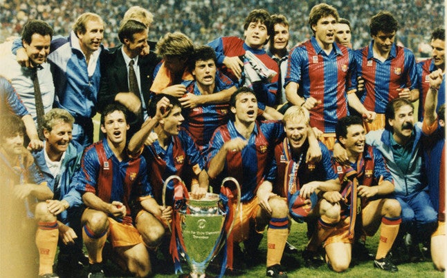 Se cumplen 25 años del histórico derechazo de Koeman que dio al Barça su primera Champions Se cumplen 25 años del histórico derechazo de Koeman que dio al Barça su primera Champions