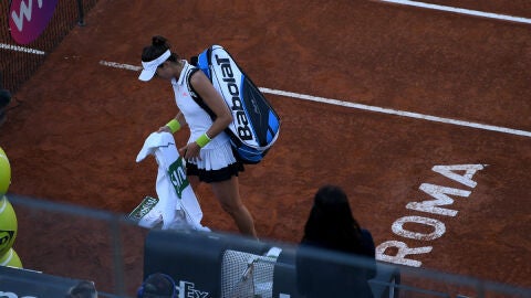Muguruza se retira de Roma