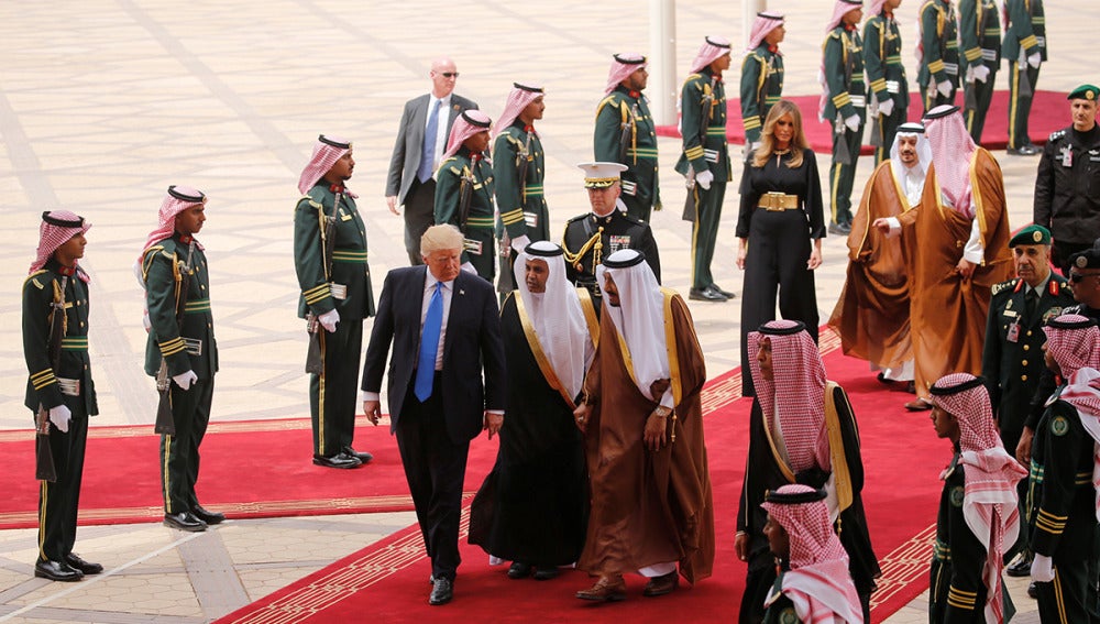 Llegada de Donald Trump a Arabia Saudí