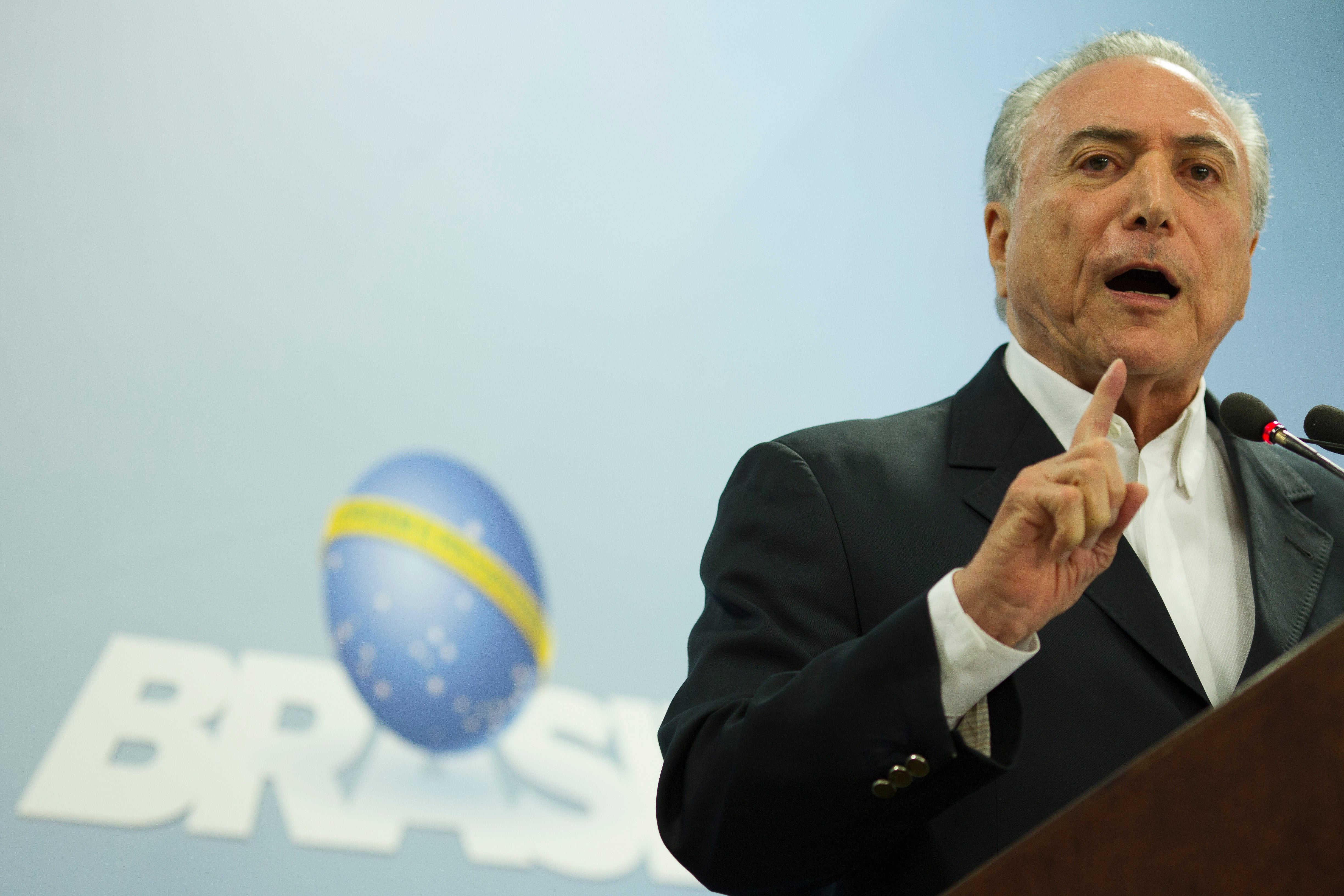 Michel Temer dice que las grabaciones que le inculpan están manipuladas Michel Temer dice que las grabaciones que le inculpan están manipuladas
