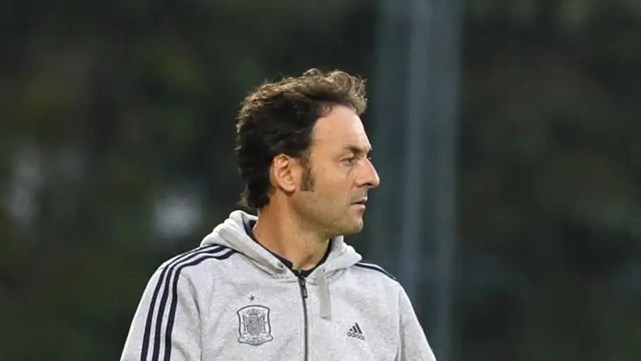 El seleccionador sub17, Santi Denia. El seleccionador sub17, Santi Denia.