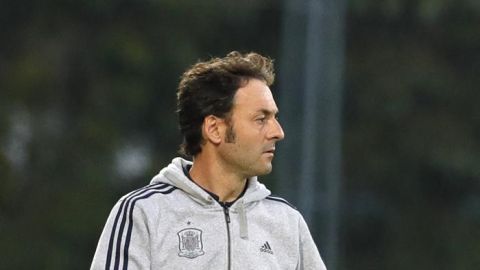 El seleccionador sub17, Santi Denia.