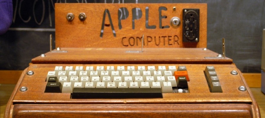 Un ejemplar Apple I Un ejemplar Apple I