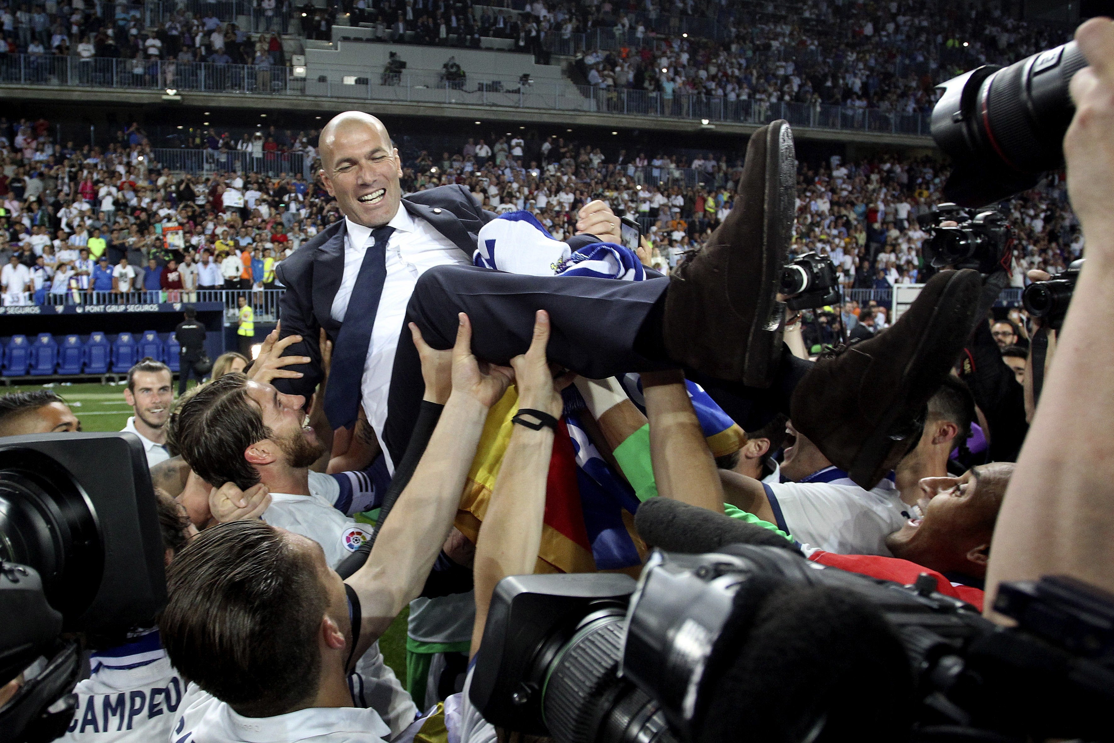 Zidane: "La clave ha sido el grupo que ha estado muy unido" Zidane: "La clave ha sido el grupo que ha estado muy unido"