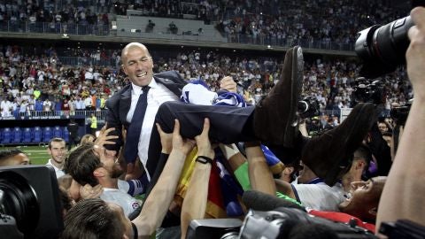 Zinedine Zidane, entrenador del Real Madrid