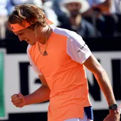El jugador alemán de tenis, Alexander Zverev El jugador alemán de tenis, Alexander Zverev