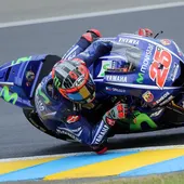 Maverick Viñales en el circuito de Le Mans Maverick Viñales en el circuito de Le Mans