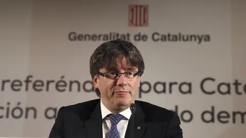 Carles Puigdemont Carles Puigdemont en un acto en Madrid