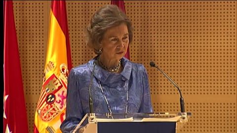 Frame 21.288625 de: Los cuatro Reyes conmemoran hoy los 40 a&ntilde;os de la Fundaci&oacute;n Reina Sof&iacute;a