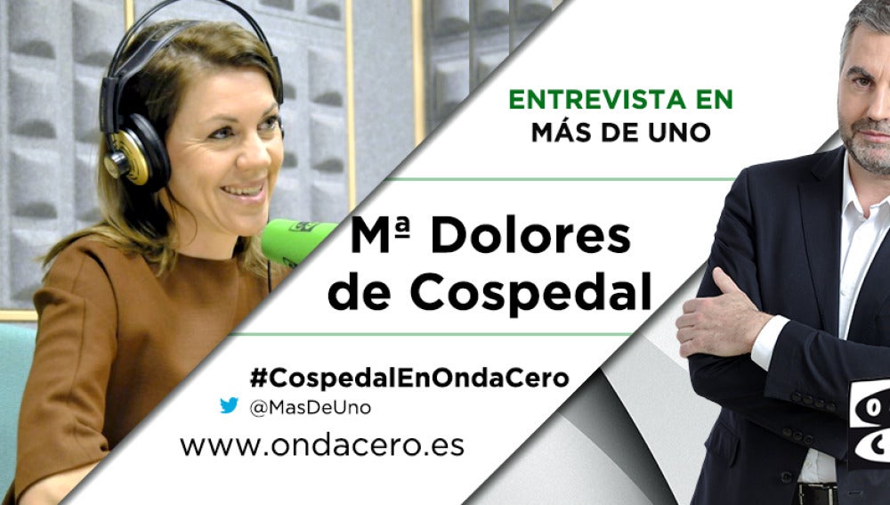 La ministra de Defensa, María Dolores de Cospedal, en Más de uno.