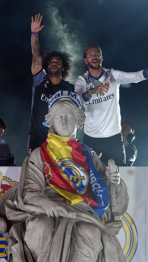 Marcelo y Ramos, desatados en Cibeles
