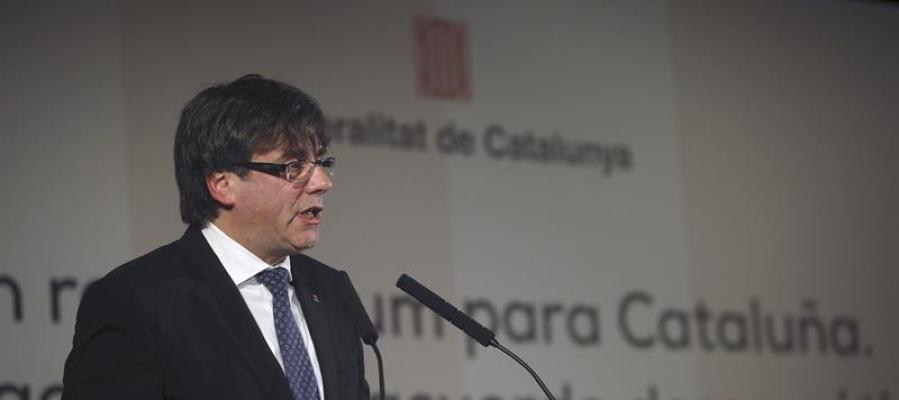 El presidente de Cataluña, Carles Puigdemont El presidente de Cataluña, Carles Puigdemont