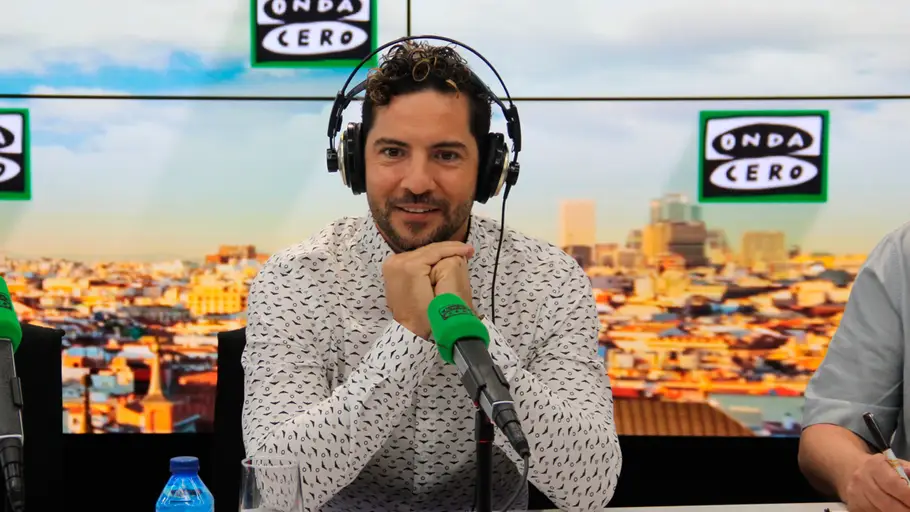 David Bisbal en Onda Cero David Bisbal durante una entrevista en Onda Cero