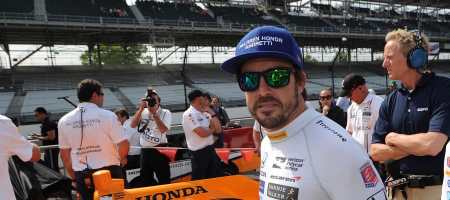 Fernando Alonso, en Indianápolis Fernando Alonso, en Indianápolis