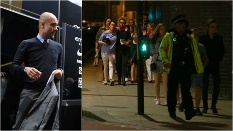 La mujer e hijas de Guardiola salen ilesas del atentado de Manchester