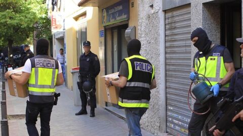 La Polic&iacute;a en una operaci&oacute;n antiyihadista