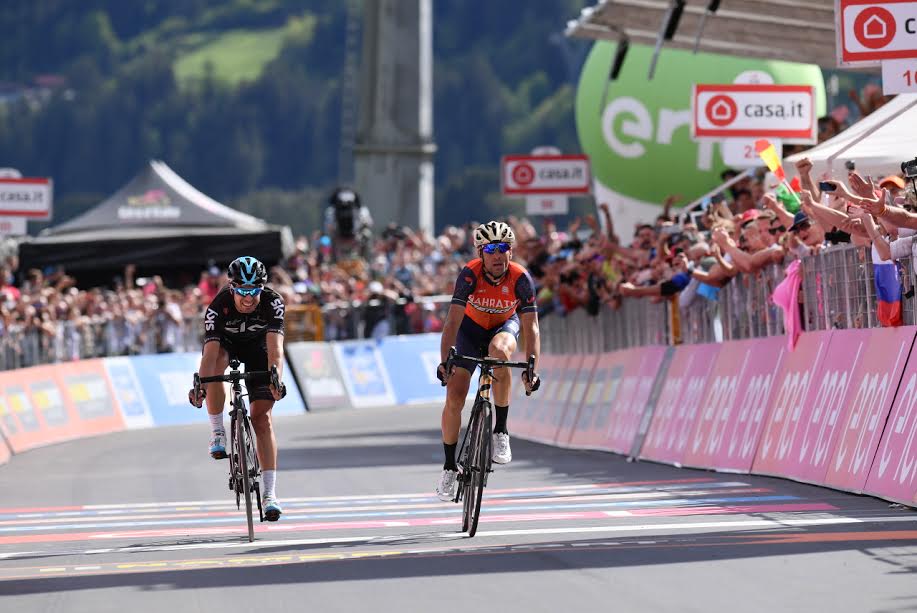 Nibali se impone a Landa en la etapa reina del Giro; Quintana recorta distancias a Dumoulin en la general Nibali se impone a Landa en la etapa reina del Giro; Quintana recorta distancias a Dumoulin en la general